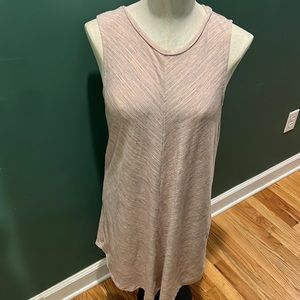 ❄️Women’s‎ size large dress--pink and gray stripes